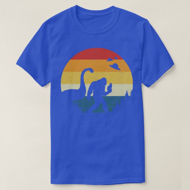 T-shirt Amoureux des chats de Loch Ness Monster (Design devant)
