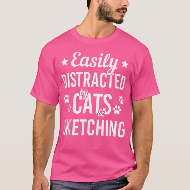T-shirt Amoureux des chats Dessin De Chats Amoureux Et Des (Devant)
