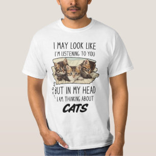 T-shirt Amoureux des chats drôle