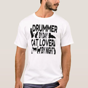 T-shirt Amoureux des chats Drummer