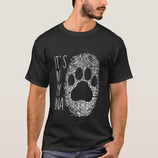 T-shirt Amoureux des Chats Empreinte de Chat (Devant)