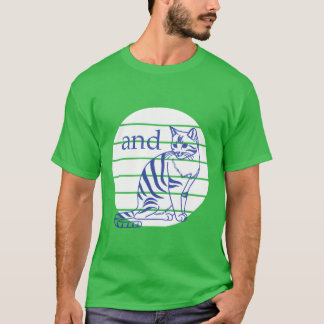 T-shirt Amoureux des chats Et garçon
