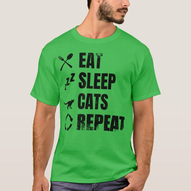 T-shirt Amoureux des chats fille de programme (Devant)