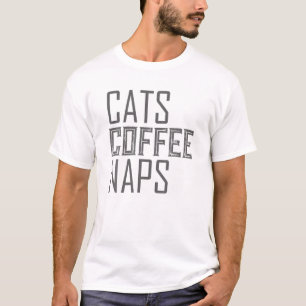 T-shirt Amoureux des chats Funny - Chats Café Naps