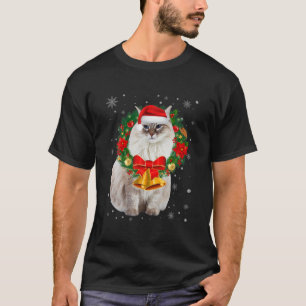 T-shirt amoureux des chats Funny Sibérien feu de Noël