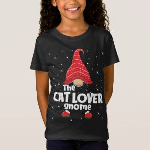 T-Shirt Amoureux des chats Gnome Famille Matching Noël Fun