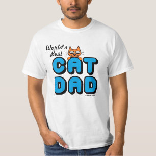 T-shirt Amoureux des chats masculin "CAT DAD"