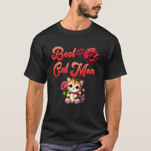 T-shirt Amoureux des chats MEILLEURE MAMAN DE CHAT Jardini