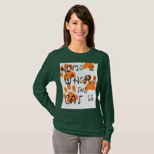 T-shirt Amoureux des chats mignon - Conception ins