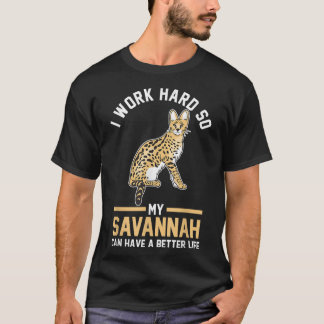 T-shirt Amoureux des chats Savannah