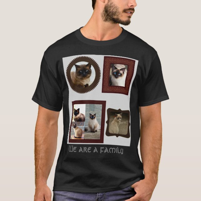 T-shirt Amoureux des chats Siamais Nous sommes une (Devant)