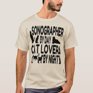 T-shirt Amoureux des chats Sonographe