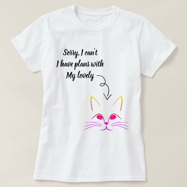 T-shirt Amoureux des chats Svg, Fur Mom Svg, Cat Svg, t-sh (Design devant)