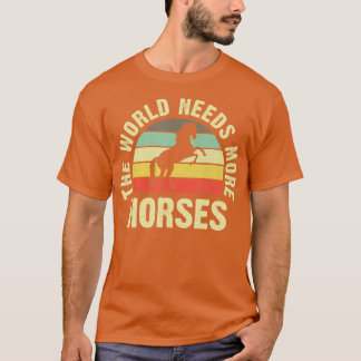 T-shirt Amoureux des Chevaux amusants animal thème vintage