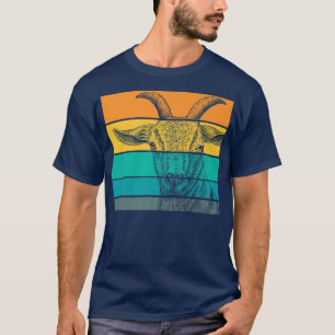 T-shirt Amoureux des chèvres rétro agriculteur ferme chèvr
