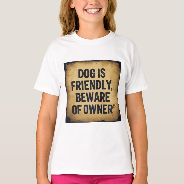 T-shirt Amoureux des chiens  (Devant)