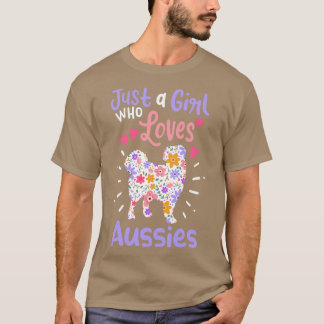 T-shirt Amoureux des chiens australien Shepherd Aussie