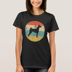 T-shirt Amoureux des chiens Basenji Vintage rétro Basenji