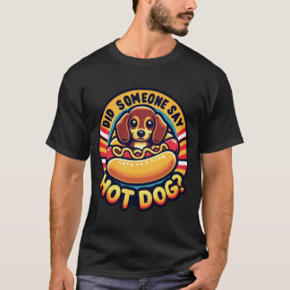 T-shirt Amoureux des chiens chaud & Dachshund Lover Tee