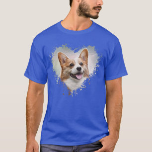 T-shirt Amoureux des chiens Corgi-386