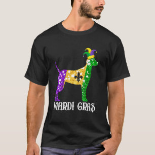 T-shirt Amoureux des chiens dalmate mignon Mardi Gras Part