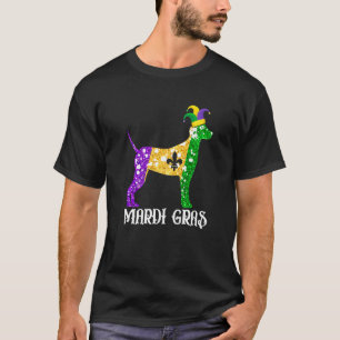 T-shirt Amoureux des chiens dalmate mignon Mardi Gras Part