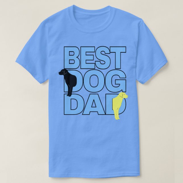 T-shirt Amoureux des chiens de Best Dog Papa (Design devant)
