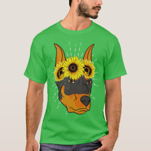 T-shirt Amoureux des chiens de la Couronne de tournesol an