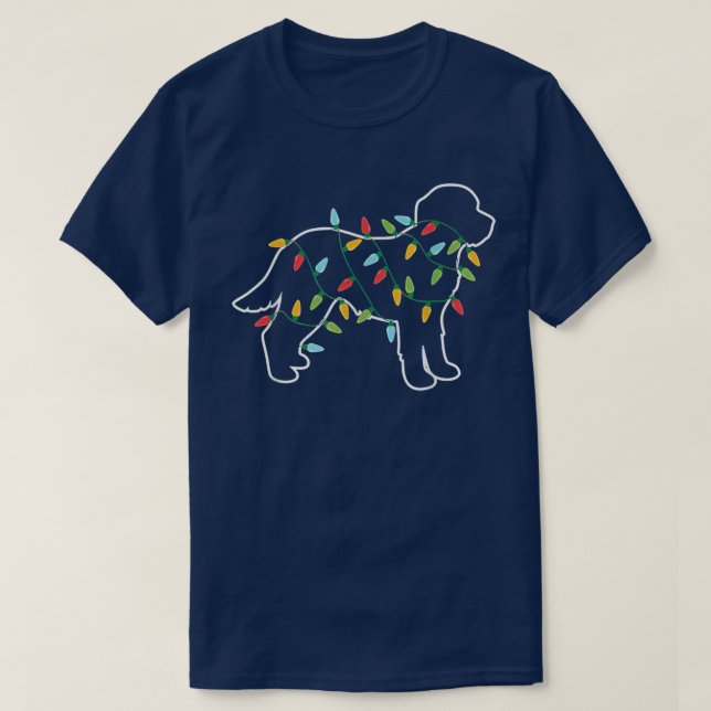 T-shirt Amoureux des chiens de Noël Cavapoo Christmas Tree (Design devant)
