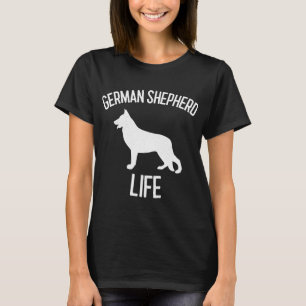 T-shirt Amoureux des chiens de vie berger allemand