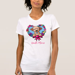 T-shirt Amoureux des chiens Doodle Mom