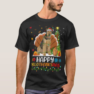 T-shirt Amoureux des chiens Funny Happy Airedale Terrier C