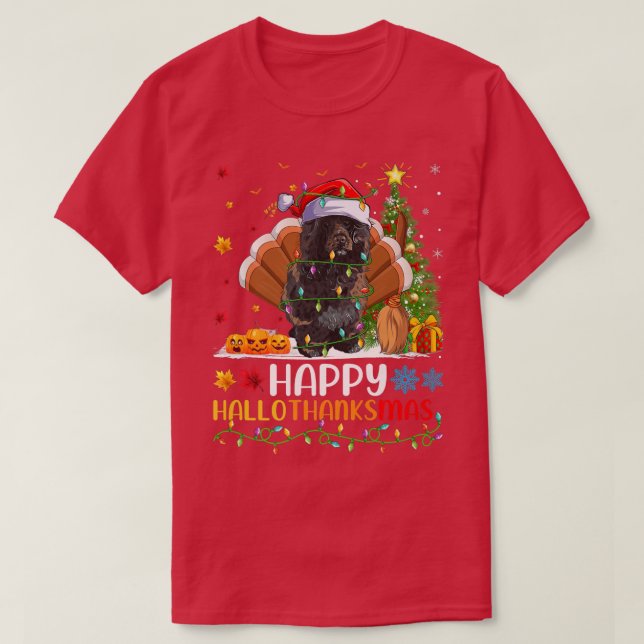 T-shirt Amoureux des chiens Funny Happy Portugais Water Do (Design devant)