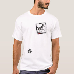 T-shirt Amoureux des chiens minimaliste de l'Azawakh