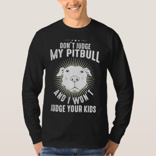 T-shirt Amoureux des chiens Pittie Maman Papa Puppy Propri