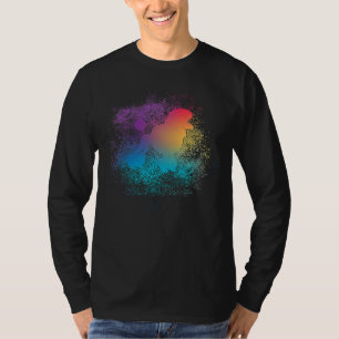 T-shirt Amoureux des chiens Poodle Love mignon Chien Log B
