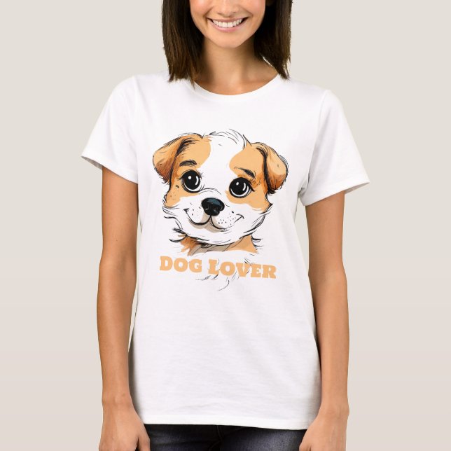 T-shirt Amoureux des chiens pour tous les amoureux (Devant)