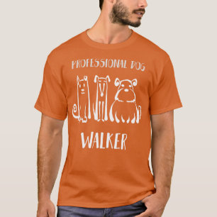 T-shirt Amoureux des chiens professionnel chien marcheur p