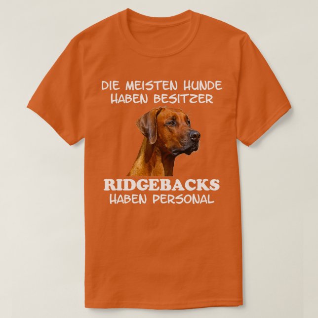 T-shirt Amoureux des chiens Rhodesian Ridgeback (Design devant)