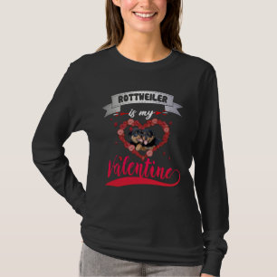 T-shirt Amoureux des chiens   Rottweiler est ma Saint Vale