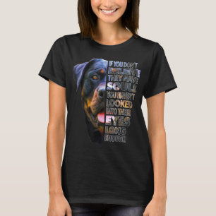 T-shirt Amoureux des chiens Rottweiler Soul I Love Rotties