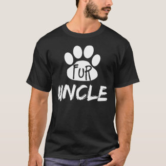 T-shirt Amoureux des chiens Tête-Fur Oncle Pet Lover