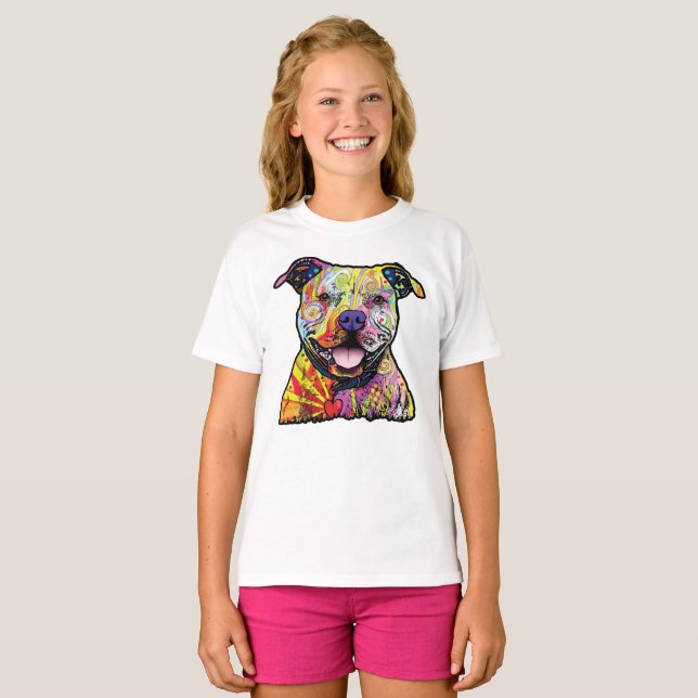 T-shirt Amoureux des chiens v01 (Devant entier)