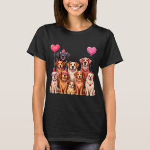 T-shirt Amoureux des chiens Valentines Day Présente Pour L