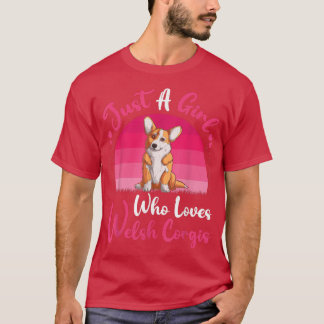 T-shirt Amoureux des chiens vintage Juste Une Fille Qui Ai