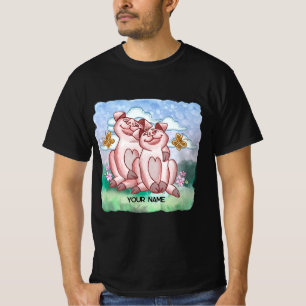 T-shirt Amoureux des cochons