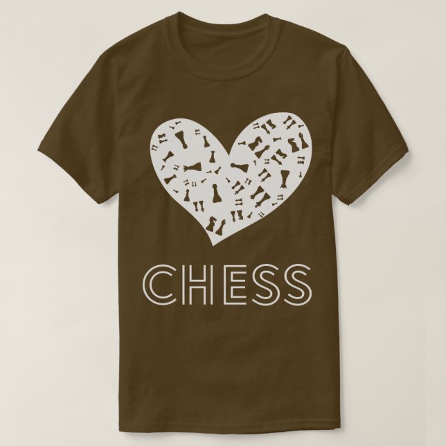 T-shirt Amoureux des échecs (Design devant)