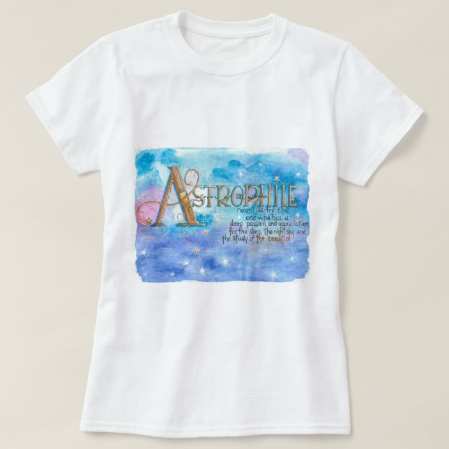 T-shirt Amoureux des étoiles (Design devant)