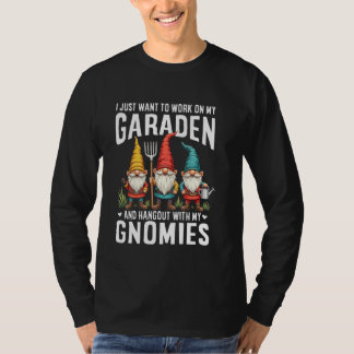 T-shirt Amoureux des jardins - Gnomes de jardin pas un Hoa