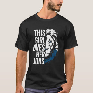 T-shirt Amoureux des lions Fierté de lionne Chat Faune Saf